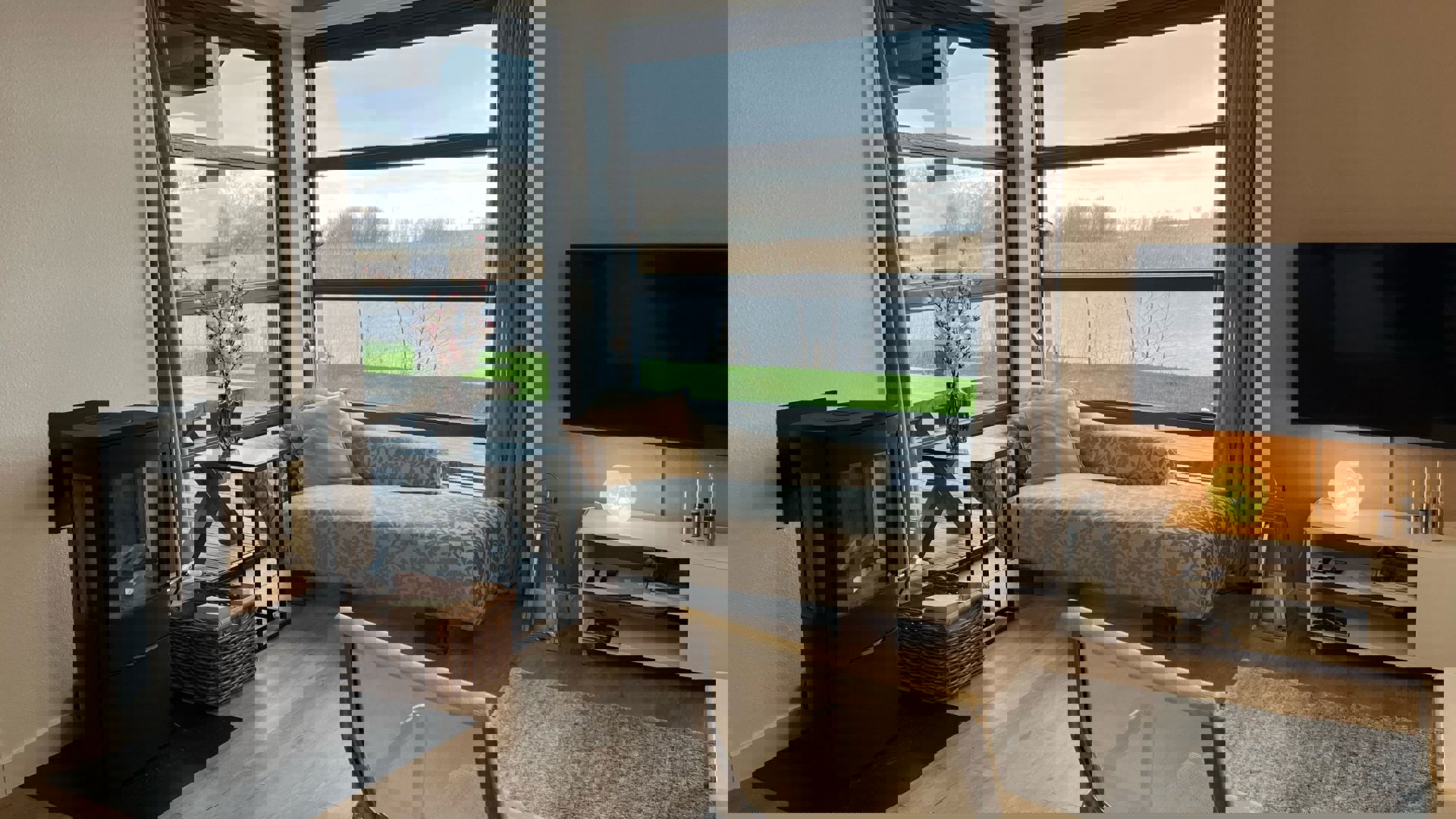 Woonkamer - Hoek met haard