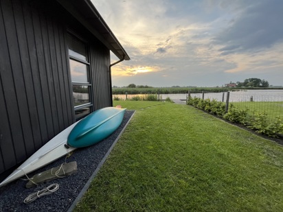 Drie eenpersoons kano's